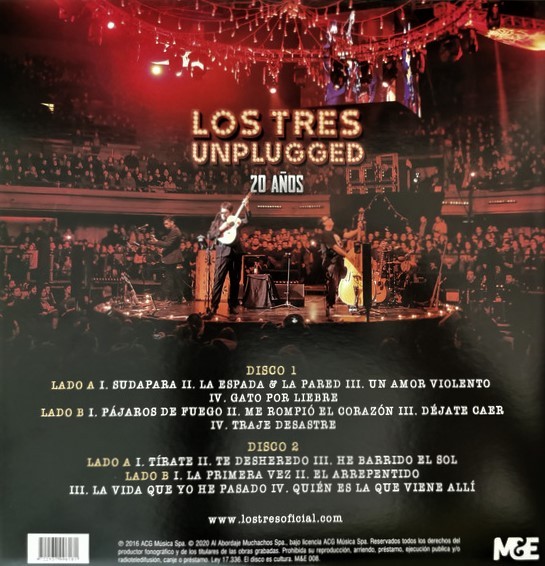 LOS TRES - MTV UNPLUGGED - 20 AÑOS - Imagen 2