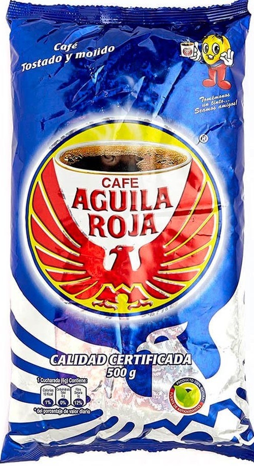 CAFE AGUILA ROJA - TOSTADO Y MOLIDO - 500 GRS