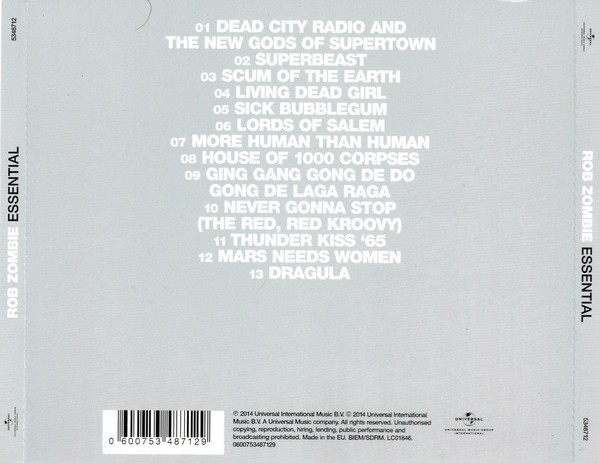 ROB ZOMBIE - ESSENTIAL - Imagen 2