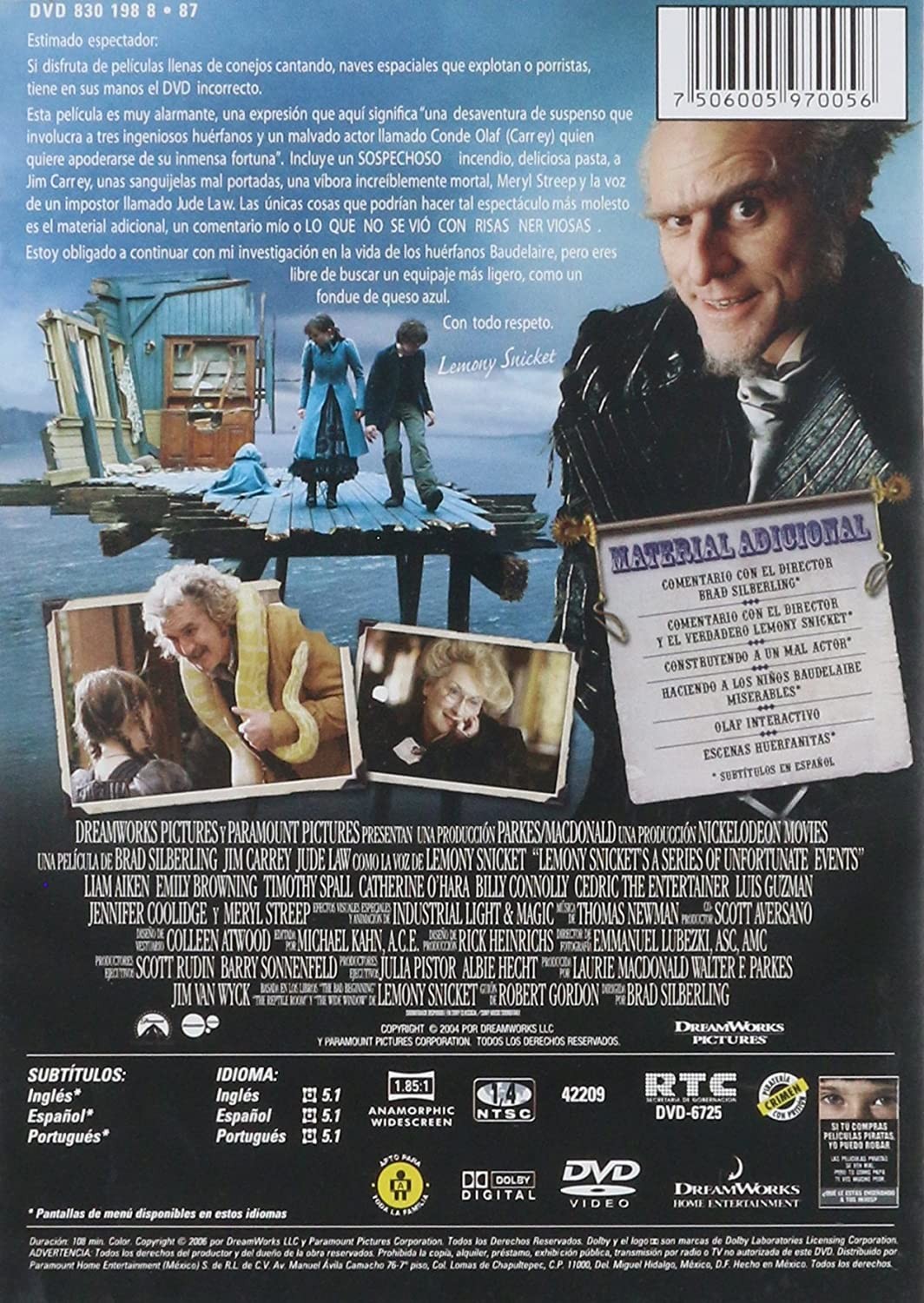 UNA SERIE DE EVENTOS DESAFORTUNADOS