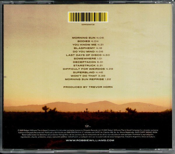 ROBBIE WILLIAMS - REALITY KILLED VIDEO STAR - Imagen 2