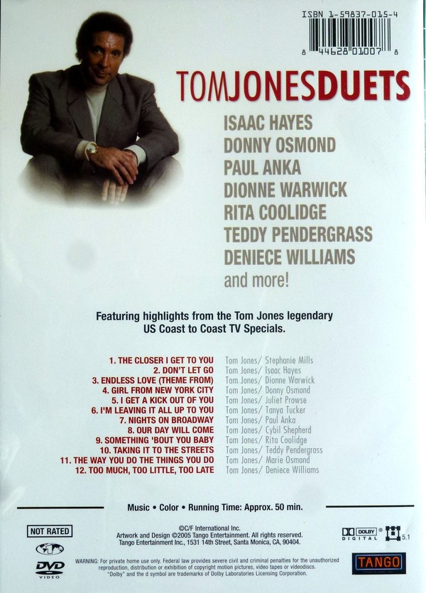 TOM JONES - DUETS - Imagen 2