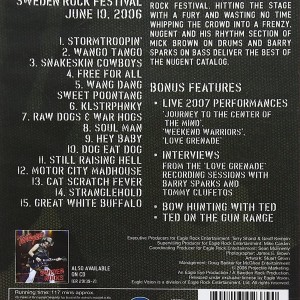 TED NUGENT - SWEDEN ROCKS