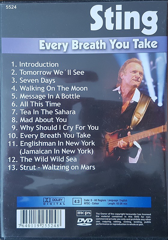 STING - EVERY BREATH YOU TAKE - Imagen 2