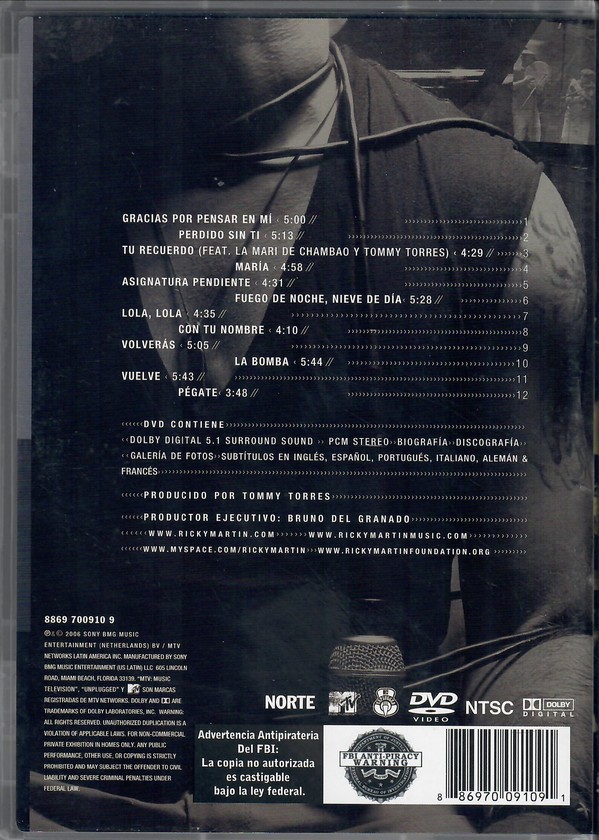 RICKY MARTIN - MTV UNPLUGGED - Imagen 2