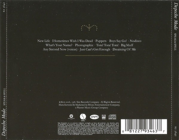 DEPECHE MODE - SPEAK AND SPELL - Imagen 2