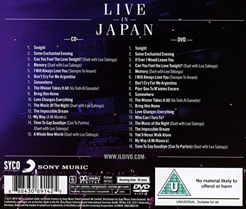 IL DIVO - A MUSICAL AFFAIR - LIVE IN JAPON - Imagen 2