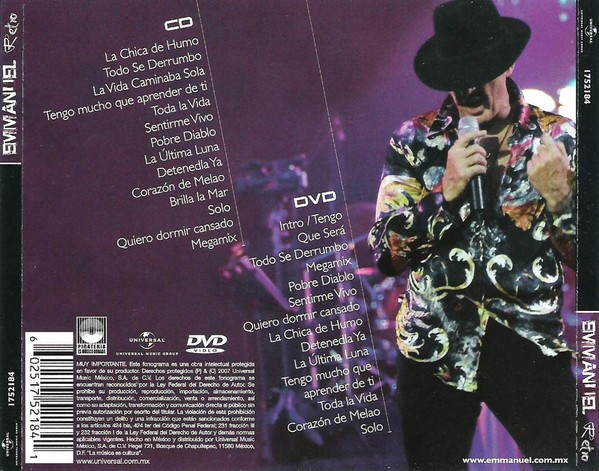 EMMANUEL - RETRO EN VIVO - Imagen 2