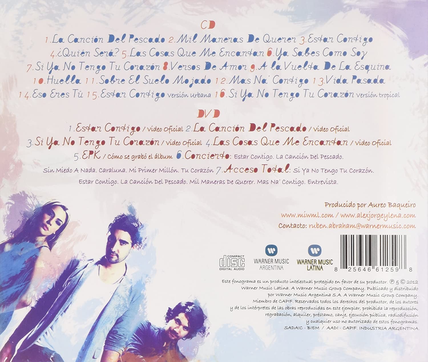 ALEX UBAGO JORGE Y LENA - ALEX JORGE Y LENA - Imagen 2