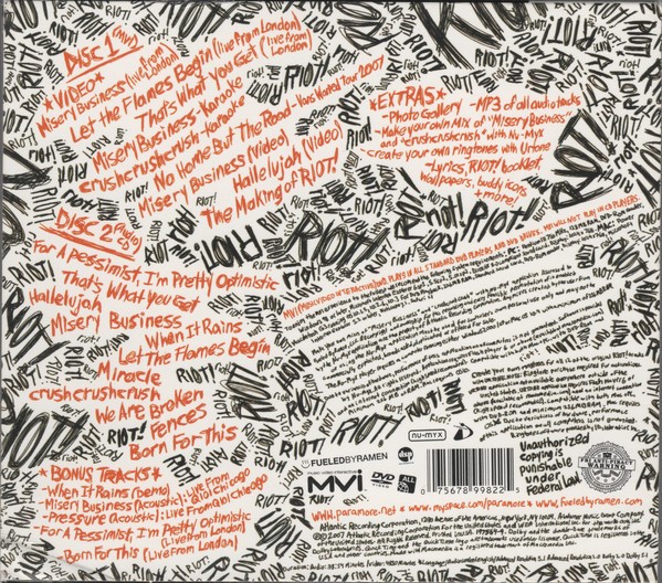 PARAMORE - RIOT - Imagen 2