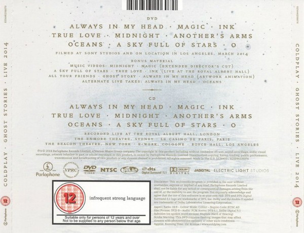 COLDPLAY - GHOST STORIES - LIVE 2014 - Imagen 2