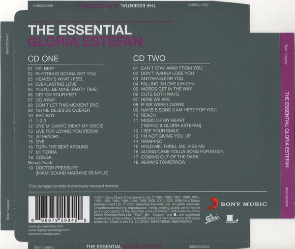 GLORIA ESTEFAN - THE ESSENTIAL GLORIA ESTEFAN - Imagen 2