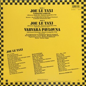 VANESSA PARADIS - JOE LE TAXi