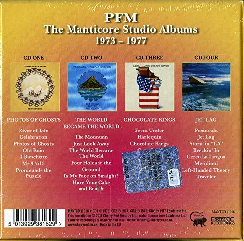 PREMIATA FORNERIA MARCONI - THE MANTICORE STUDIO ALBUMS 1973-1977 - Imagen 2