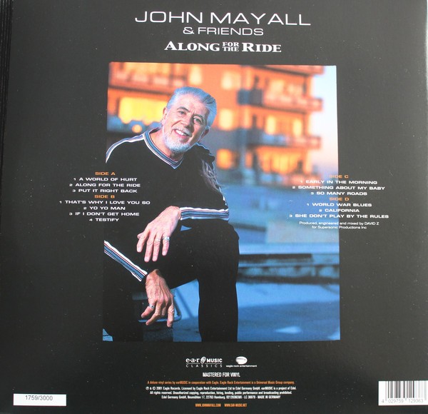 JOHN MAYALL AND FRIENDS - ALONG FOR THE RIDE - Imagen 2