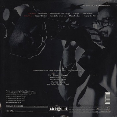 DIZZY GILLESPIE - PARIS ALWAYS - VOL ONE - Imagen 2