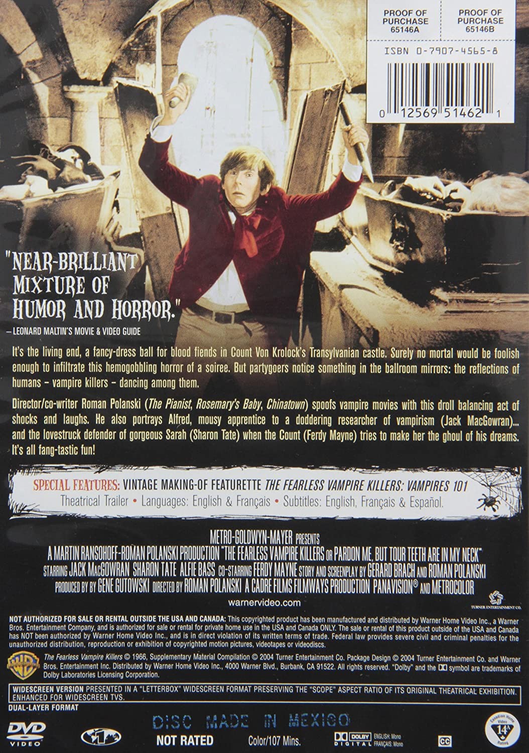 THE FEARLESS VAMPIRE KILLERS OR PARDON ME BUT YOUR TEETH ARE IN MY NECK - Imagen 2