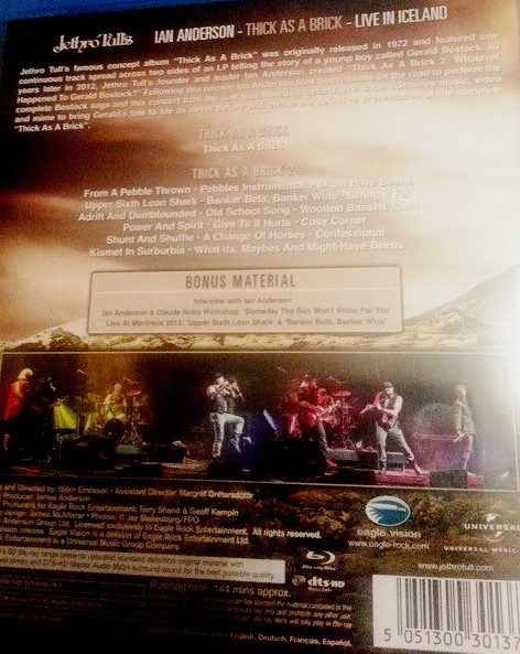 IAN ANDERSON - THICK BRICK - LIVE IN ICELAND - Imagen 2