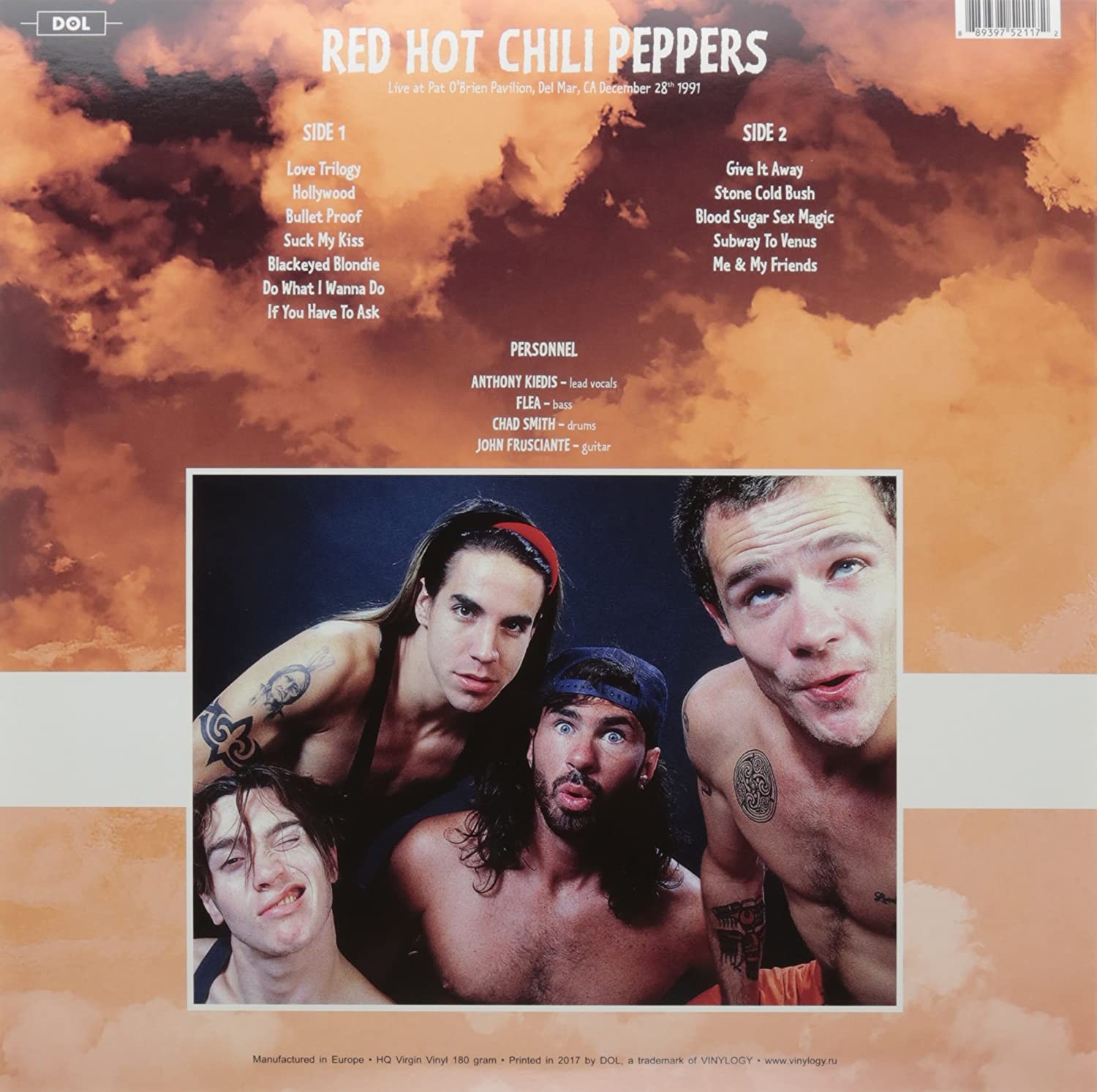 RED HOT CHILI PEPPERS - LIVE AT PAT OBRIEN PAVILION