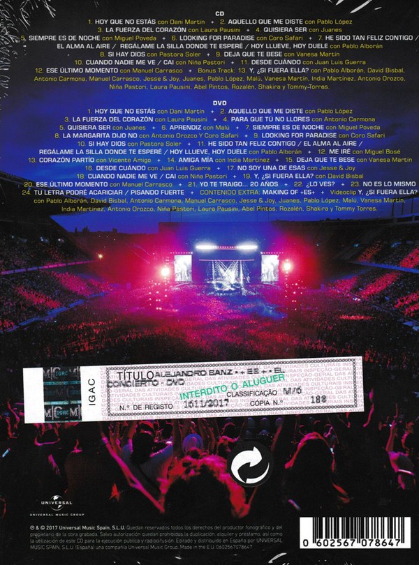 ALEJANDRO SANZ - + ES + EL CONCIERTO - Imagen 2