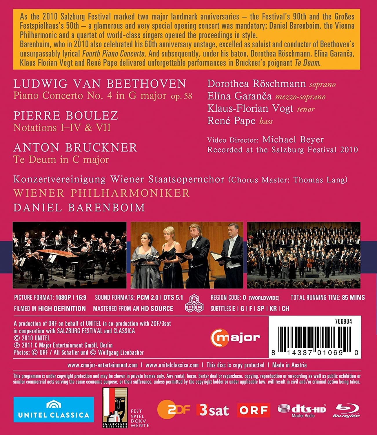 DANIEL BARENBOIM - SALZBURG FESTIVAL OPENING CONCERT - Imagen 2
