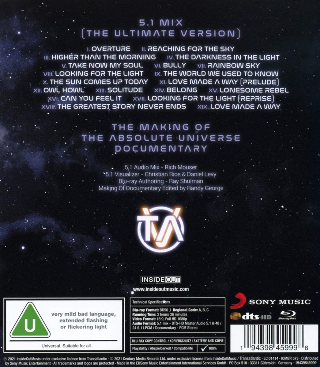 TRANSATLANTIC - THE ABSOLUTE UNIVERSE - 5.1 MIX - Imagen 2