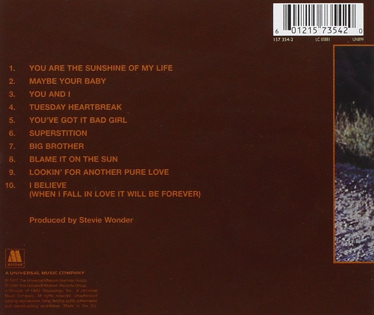 STEVIE WONDER - TALKING BOOK - Imagen 2