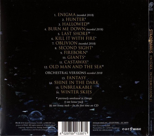 STRATOVARIUS - ENIGMA - INTERMISSION II - Imagen 2