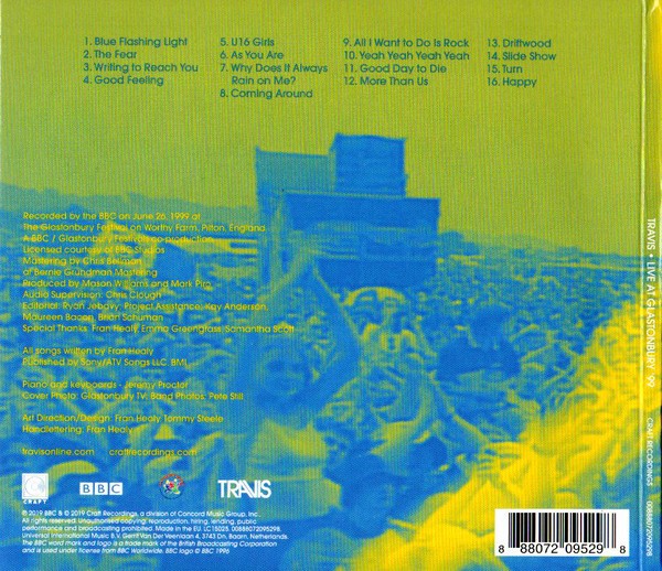 TRAVIS - LIVE AT GLASTUNBURY 99 - Imagen 2