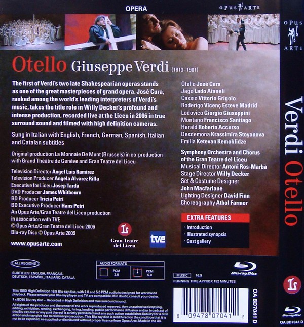 GIUSEPPE VERDI - OTELLO - Imagen 2