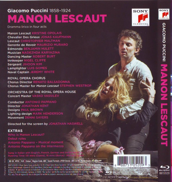 JONAS KAUFMANN / PUCINNI / KRISTINE OPOLAIS - MANON LESCAUT - Imagen 2