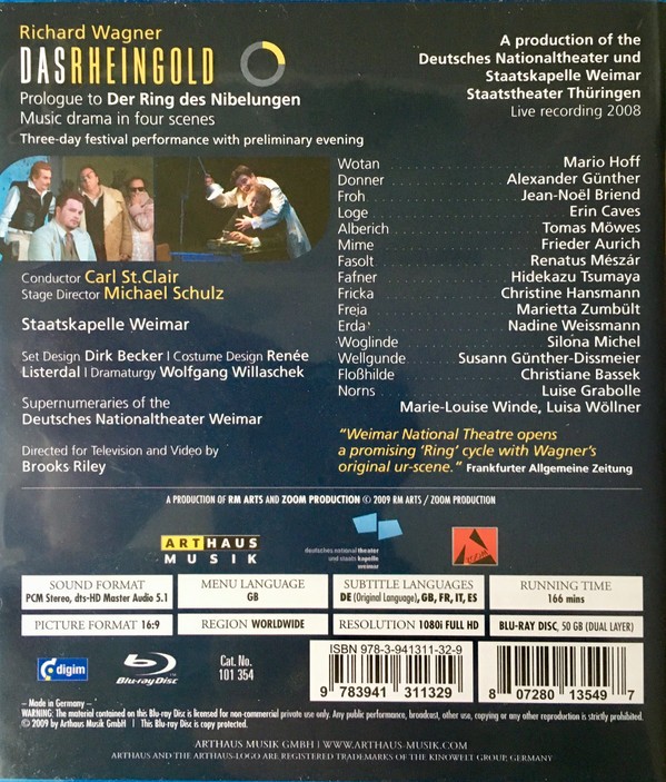 RICHARD WAGNER - DAS RHEINGOLD - Imagen 2