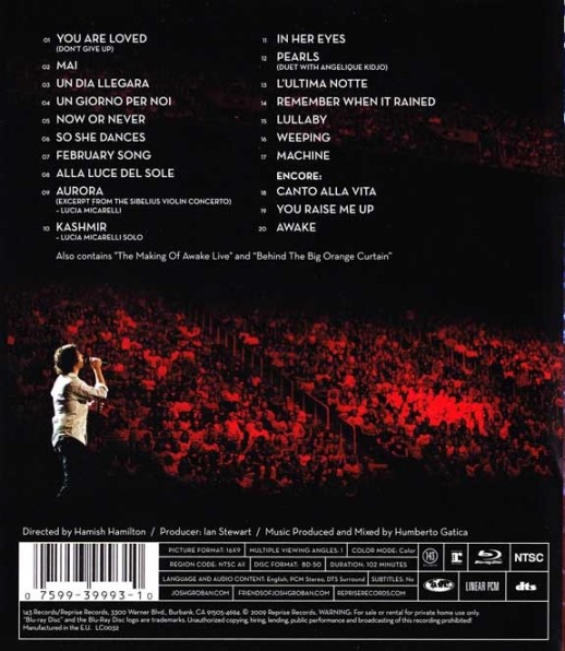 JOSH GROBAN - AWAKE LIVE - Imagen 2