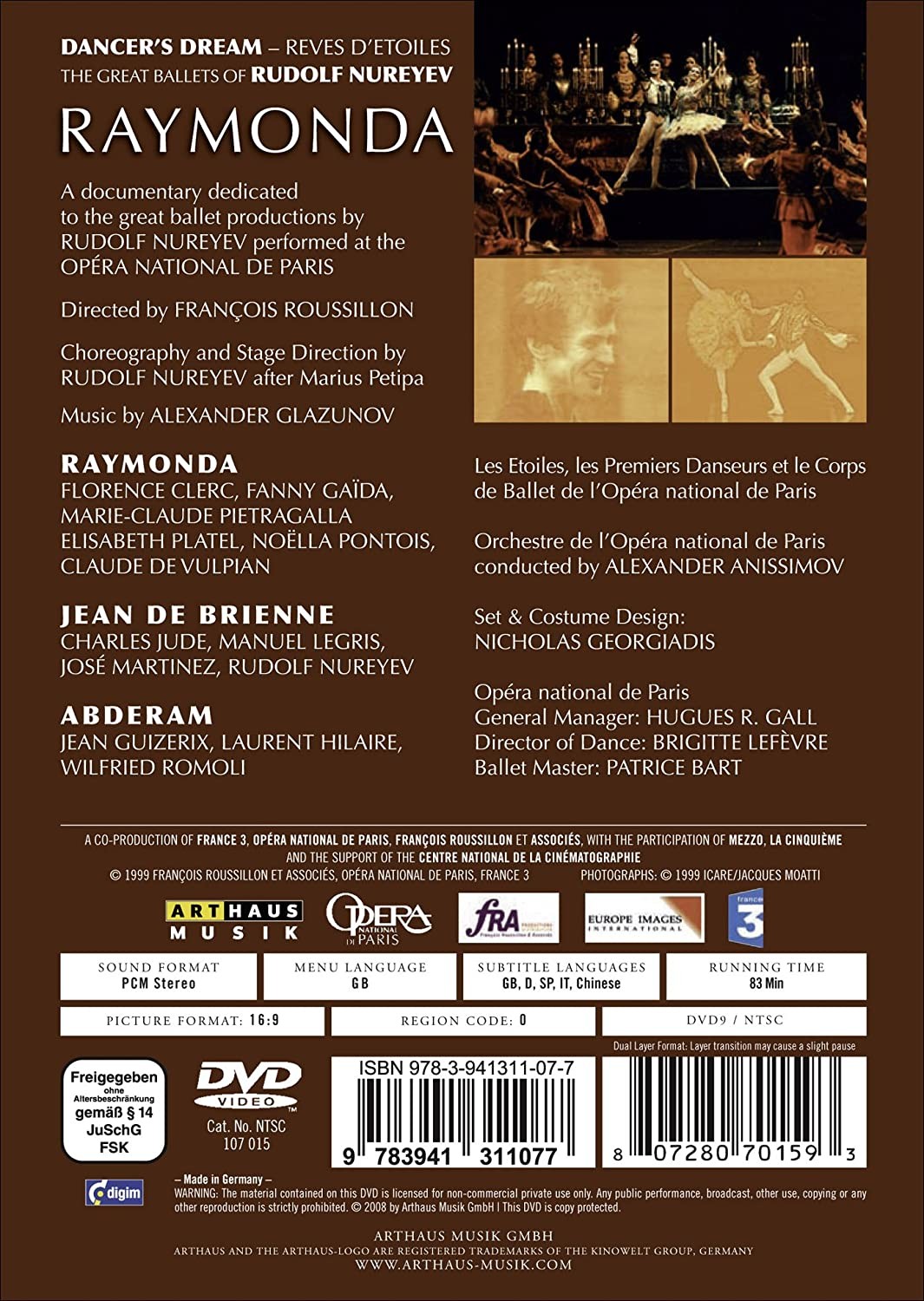 DANCERS DREAM - THE GREAT BALLETS OF RUDOLF NUREYEV - RAYMONDA - DOCUMNETARY - Imagen 2