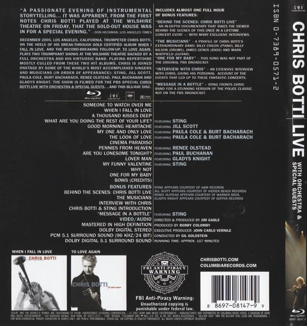 CHRIS BOTTI - LIVE WITH ORCHESTRA AND SPECIAL GUEST - Imagen 2