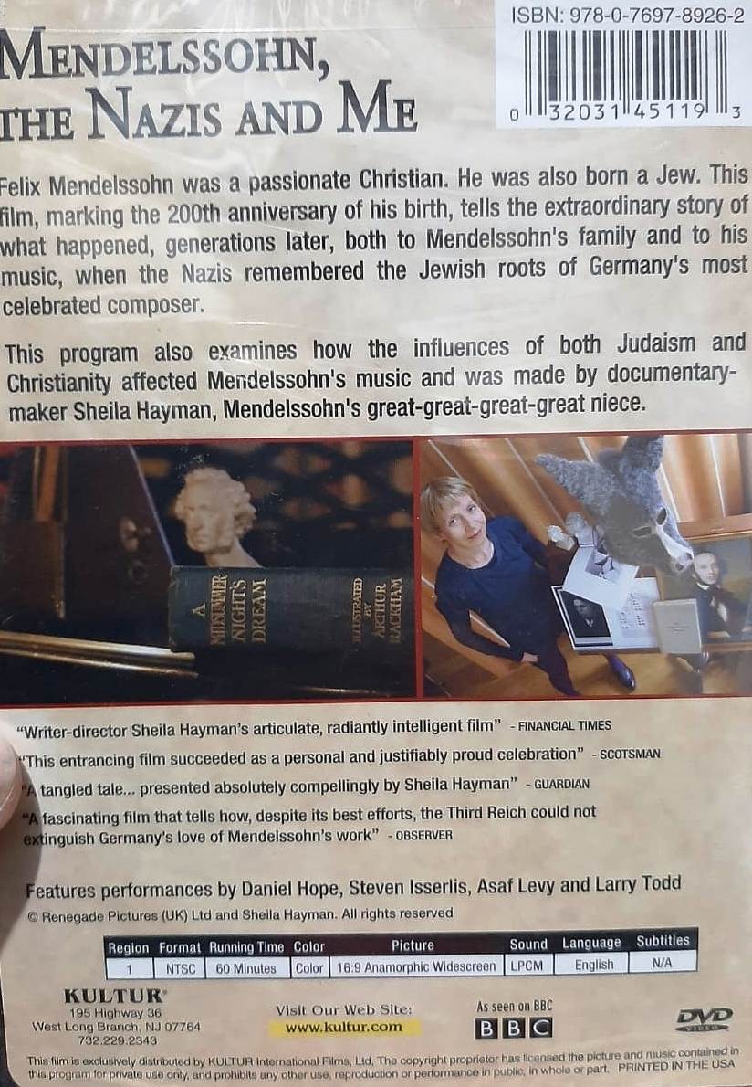 MENDELSSOHN - THE NAZIS AND ME - BBC - Imagen 2