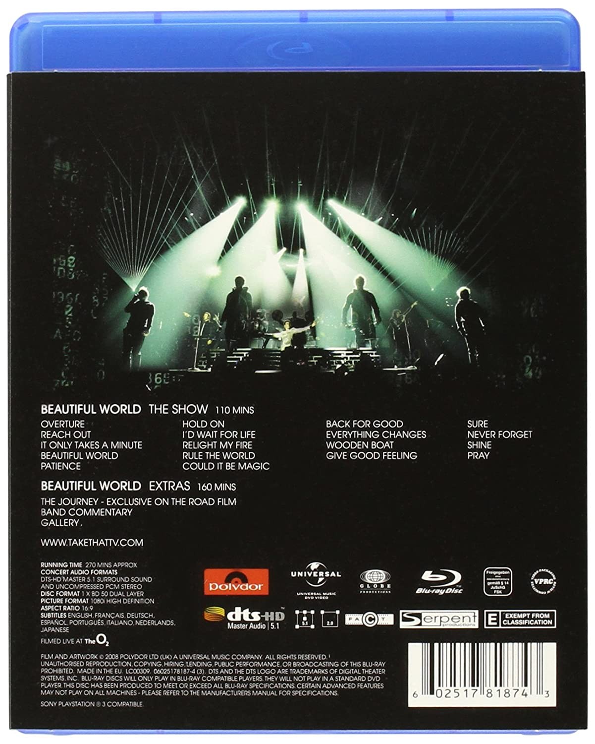 TAKE THAT- BEAUTIFUL WORLD LIVE - Imagen 2