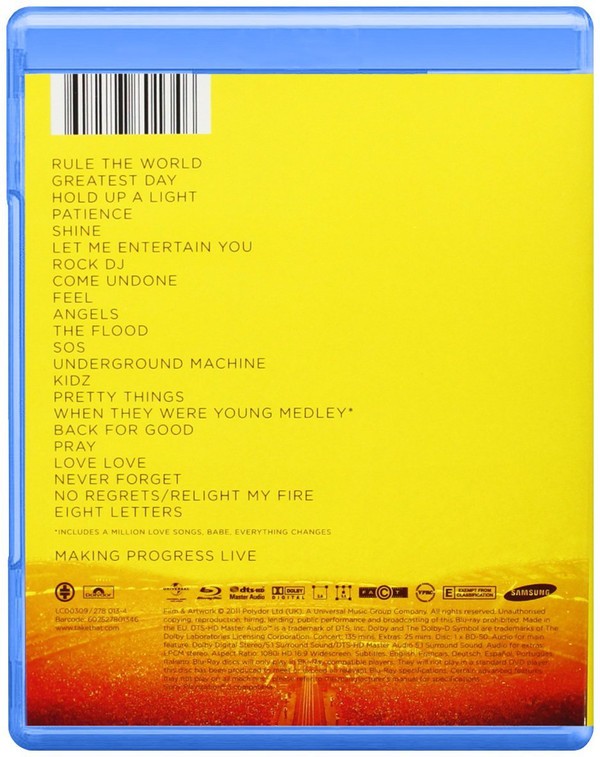 TAKE THAT - PROGRESS LIVE - Imagen 2