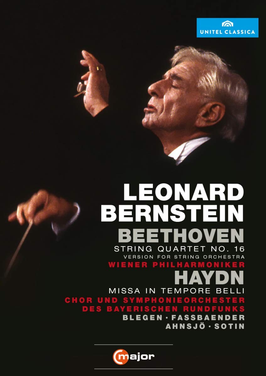 LEONARD BERNSTEIN CONDUCTS BEETHOVEN - STRING QUARTET No 16 & HAYDN - MISSA IN TEMPORE BELLI