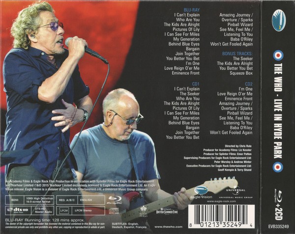 THE WHO - LIVE IN HYDE PARK - Imagen 2