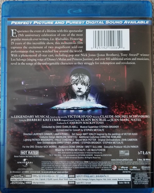 LES MISERABLES - THE 25TH ANNIVERSARY CONCERT - Imagen 2