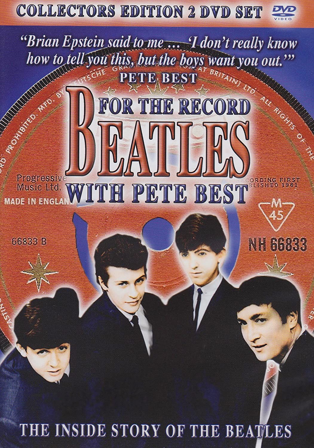 THE BEATLES - FOR THE RECORD WITH PETE BEST