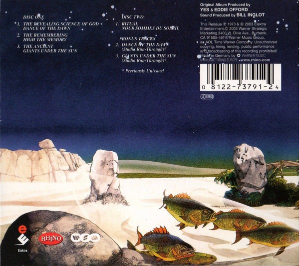 YES - TALES FROM TOPOGRAPHIC OCEANS - Imagen 2