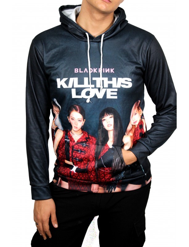 BLACKPINK - POLERON CAPUCHA - KILL THIS LOVE - TALLA (M/S)