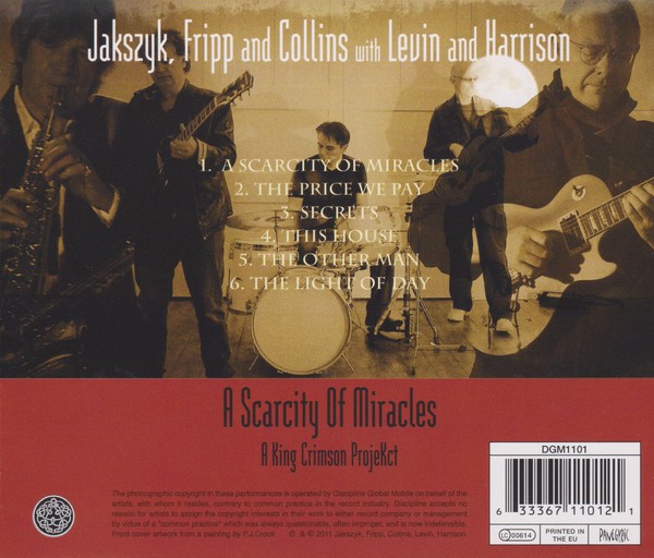 JAKSZYK FRIPP AND COLLINS – A SCARCITY OF MIRACLES - A KING CRIMSON PROJEKCTA - Imagen 2