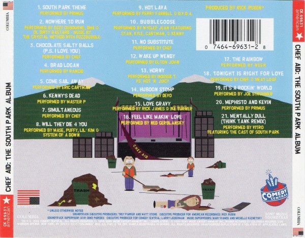 CHEF AID - THE SOUTH PARK ALBUM - SOUNDTRACK - Imagen 2