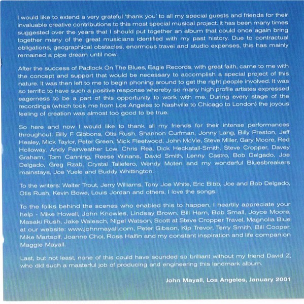 JOHN MAYALL & FRIENDS - ALONG FOR THE RIDE - Imagen 3