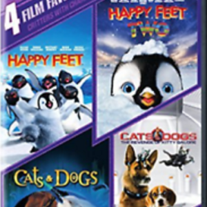 HAPPY FEET 1 & 2 / CATS & DOGS 1 & 2