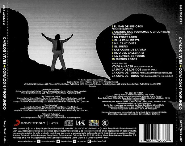 CARLOS VIVES - MAS CORAZON PROFUNDO - Imagen 2