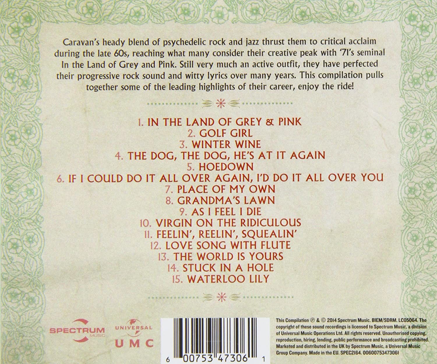 CARAVAN - PLACE OF MY OWN - THE COLLECTION - Imagen 2